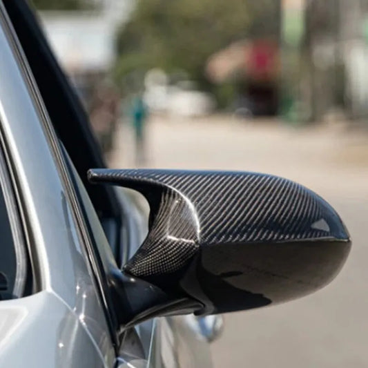 BMW E9X 3 Series Pre LCI M Style Carbon Fiber Mirror Caps