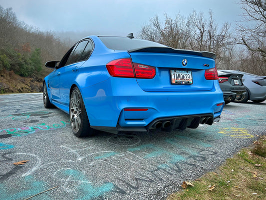 F8X 3 Piece Carbon Fiber Diffuser