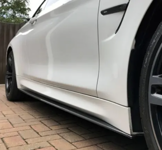 F80,F82,F30,F32 Carbon Fiber Side Skirt Extensions