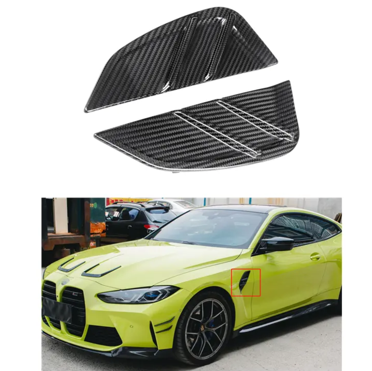 G8X Dry Carbon Fiber Side Vent Trims